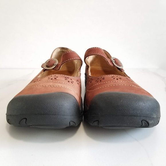 KEEN Calistoga Brown Leather Mary Jane Str - Picture 9 of 12